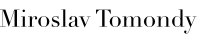 Miroslav Tomondy